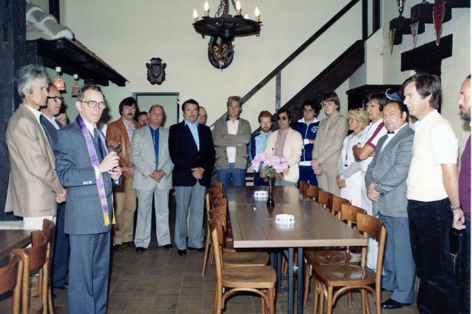 02 - L'inauguration du Club House en août 1981