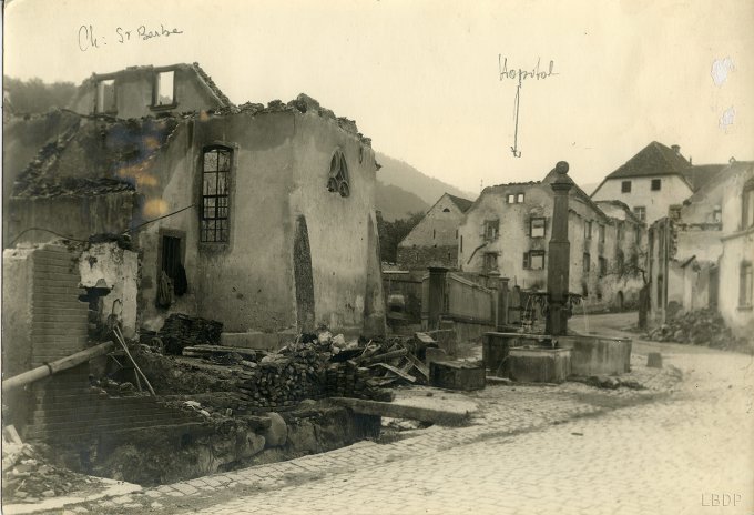 58 - Wihr au Val détruit le 18 juin 1940
