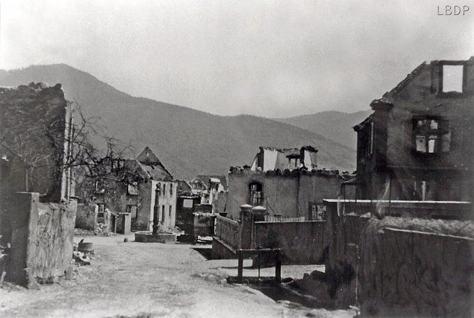 57 - Wihr au Val détruit le 18 juin 1940