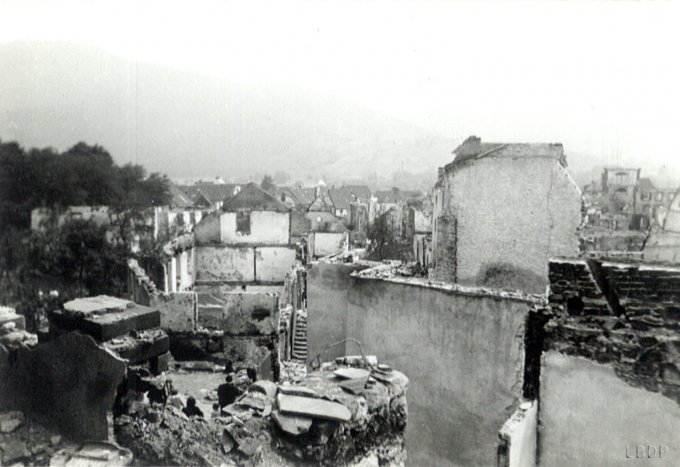 22 - Wihr au Val détruit le 18 juin 1940