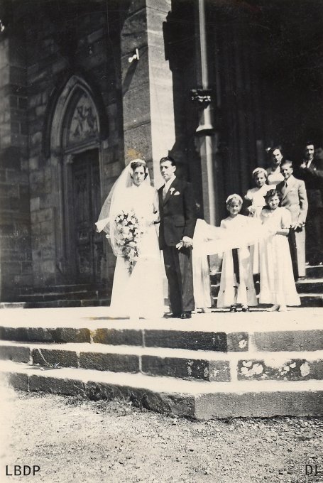089 - Mariage de Hierholtzer Monique et Graway en 1953