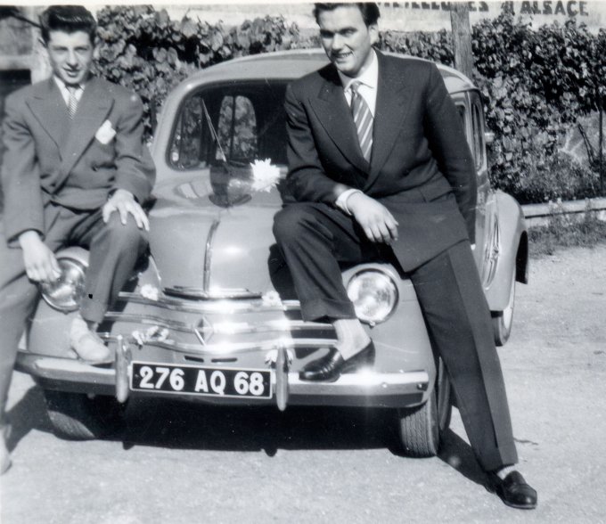 13 - Laurent Henri et Waldvogel Lucien en 1956