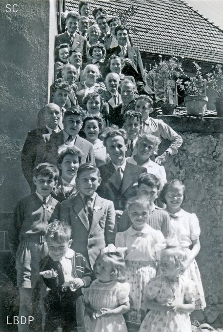 45 - Mariage de Heinrich Cécile et Schmitt Jean en 1955