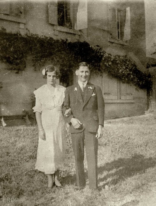 33 - Au mariage de Mangold Anna et de Stihlé Martin en 1933