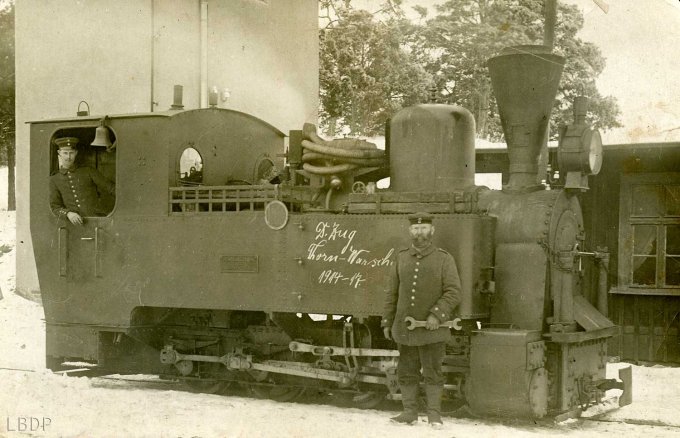 07 - Une locomotive pendant l'occupation de l'Alsace par les allemands