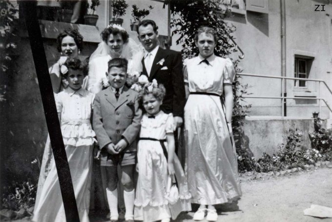 20 - Le mariage de Zeh Clémence et Kempf Marcel en 1955