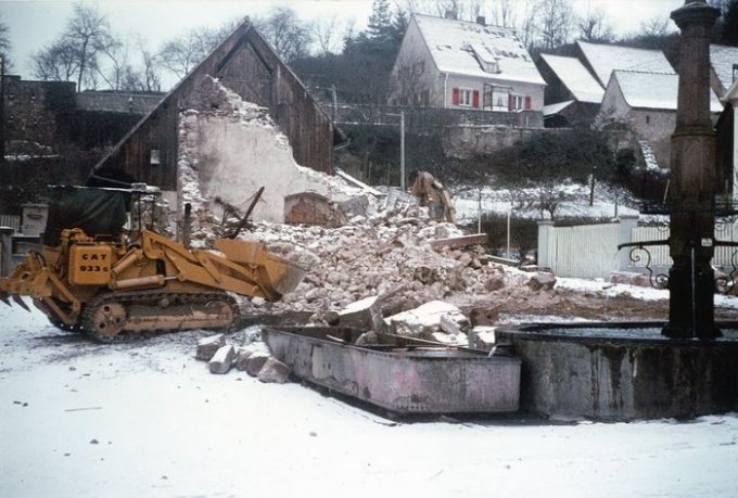 13 - Destruction de la chapelle Sainte Barbe le 16 février 1970