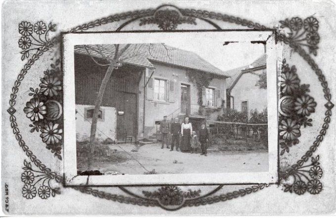 18 - La maison de Wisson Martin vers 1915