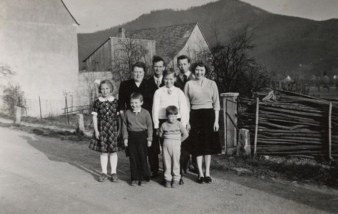 13 - Route de Gunsbach : la famille Wisson