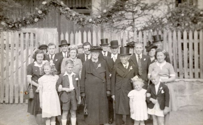 20 -  Noces d'or de Meyer Sébastien et Marie-France en 1949