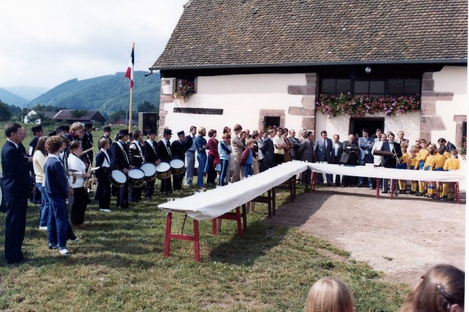 03 - L'inauguration du Club House en août 1981