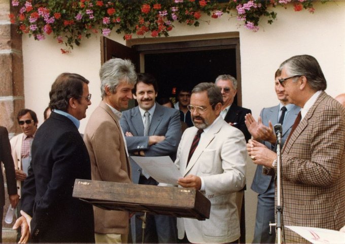 11 - L'inauguration du Club House en août 1981