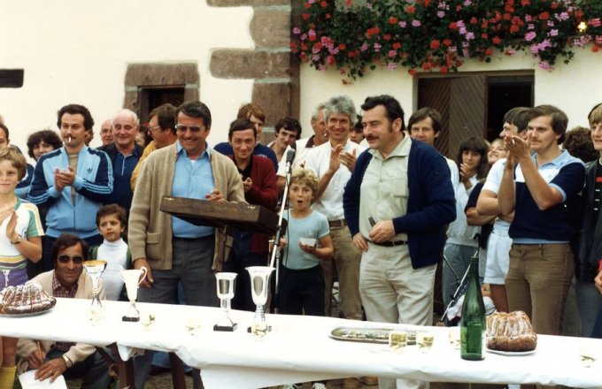 22 - L'inauguration du Club House en août 1981