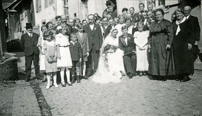 17 - Le mariage de Zaepfel Louis et de Zeh Marie-Madeleine, le 29 septembre 1934