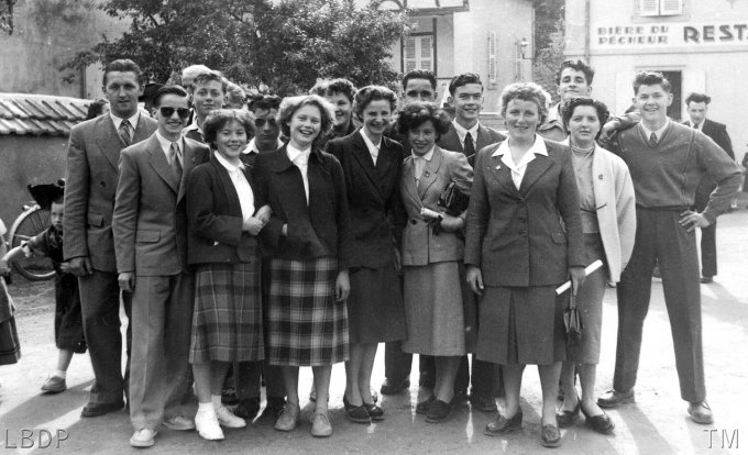 23 - La chorale à Soultzbach les Bains le 30 mai 1954