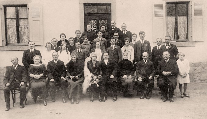 09 - Le mariage de Laurent Aloise et de Baumgartner Marie en 1928