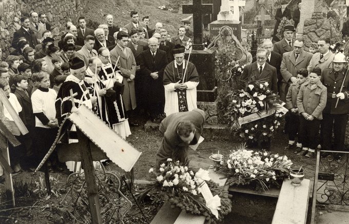 50 - Enterrement de la Soeur Marie-Nicolas le 23 février 1955