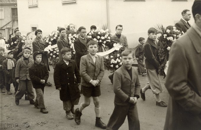 23 - Enterrement de la Soeur Marie-Nicolas le 23 février 1955