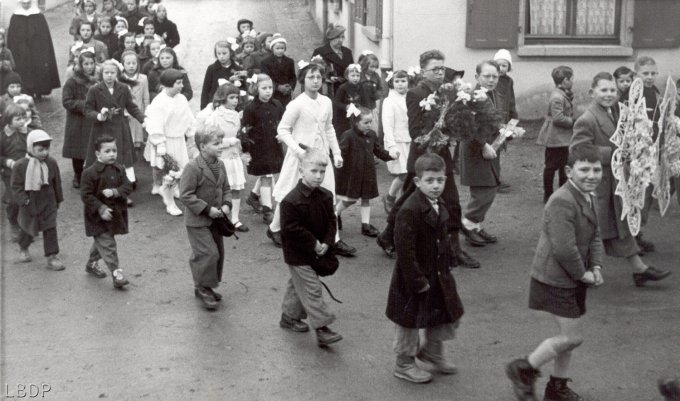 22 - Enterrement de la Soeur Marie-Nicolas le 23 février 1955