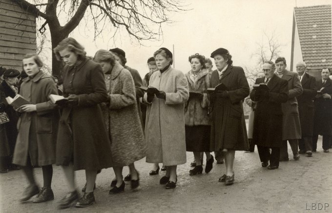 20 - Enterrement de la Soeur Marie-Nicolas le 23 février 1955