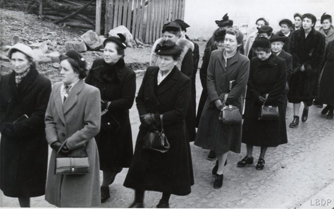 19 - Enterrement de la Soeur Marie-Nicolas le 23 février 1955
