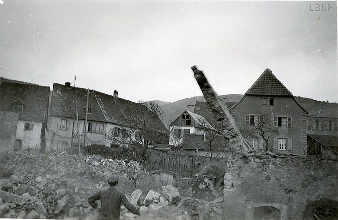 123 - Wihr au Val détruit le 18 juin 1940