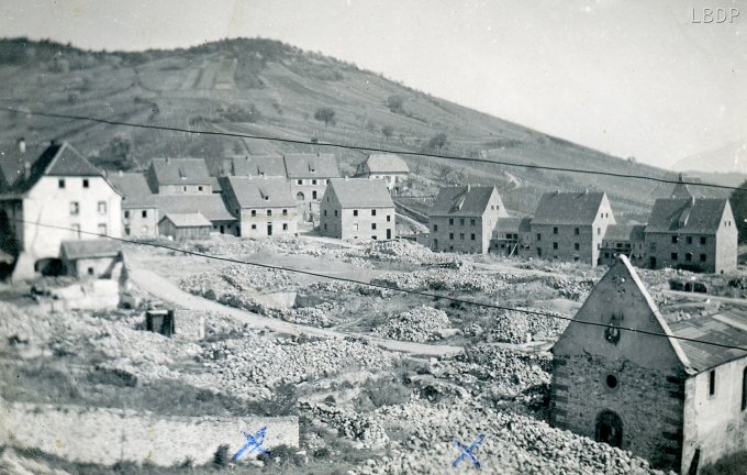 098 - Wihr au Val détruit le 18 juin 1940