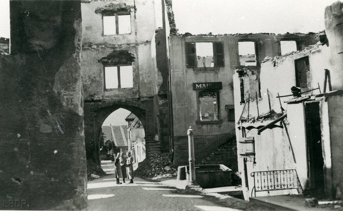 91 - Wihr au Val détruit le 18 juin 1940