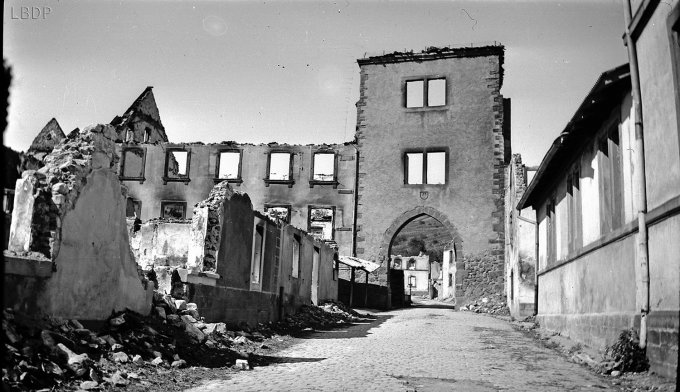 84 - Wihr au Val détruit le 18 juin 1940
