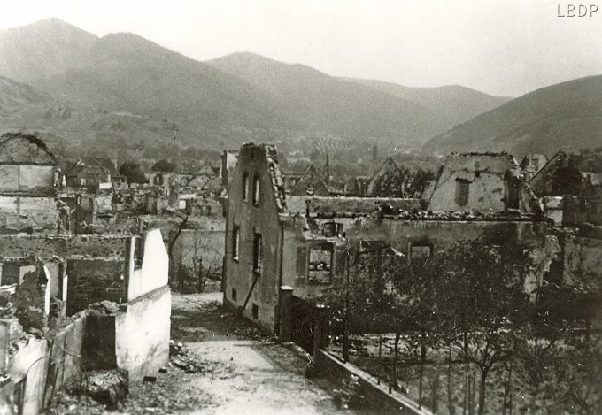 69 - Wihr au Val détruit le 18 juin 1940