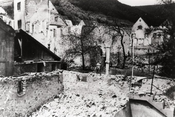 68 - Wihr au Val détruit le 18 juin 1940