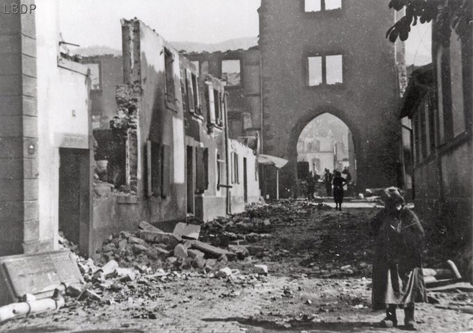 63 - Wihr au Val détruit le 18 juin 1940