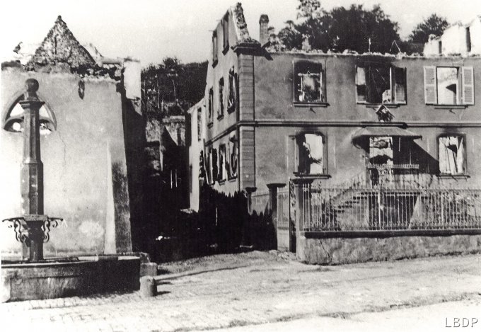 61 - Wihr au Val détruit le 18 juin 1940