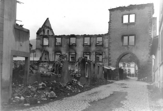 56 - Wihr au Val détruit le 18 juin 1940