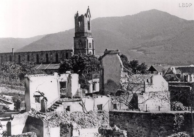 48 - Wihr au Val détruit le 18 juin 1940