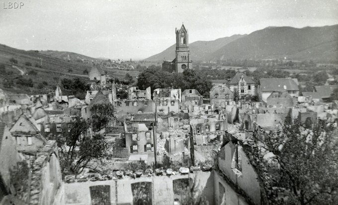 44 - Wihr au Val détruit le 18 juin 1940
