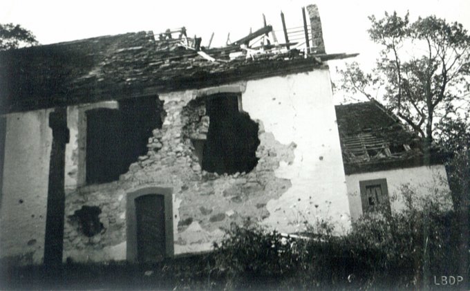 39 - Wihr au Val détruit le 18 juin 1940