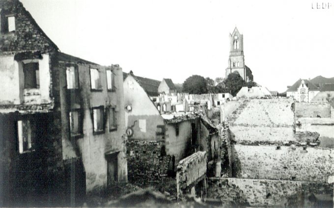 34 - Wihr au Val détruit le 18 juin 1940