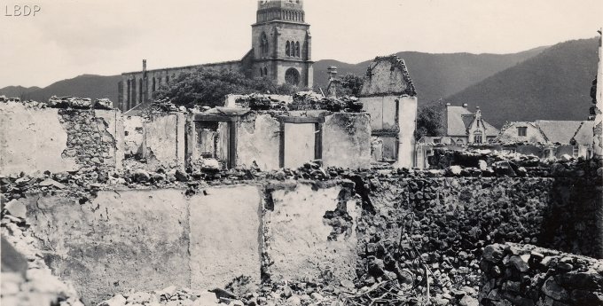 17 - Wihr au Val détruit le 18 juin 1940
