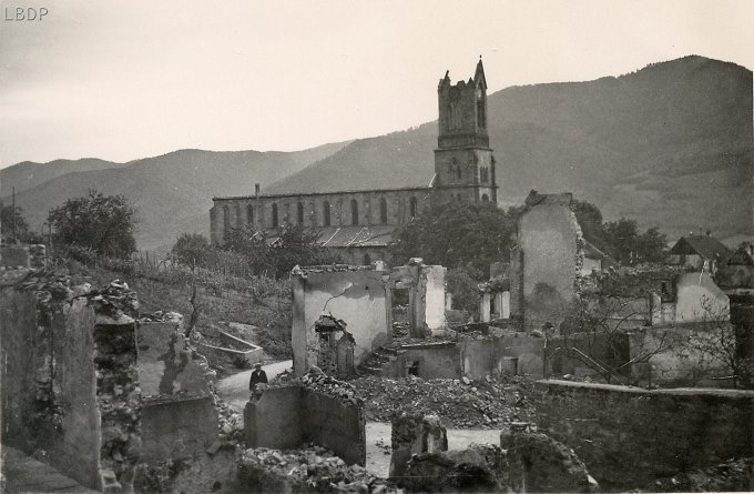 09 - Wihr au Val détruit le 18 juin 1940