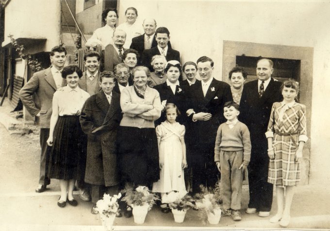 16 - Le mariage de Renée Vogel et Fernand Mundel en 1956