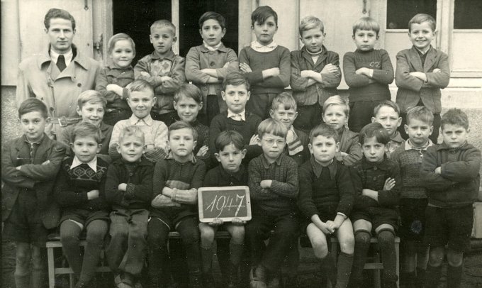 96 - Une classe de garçons en 1947