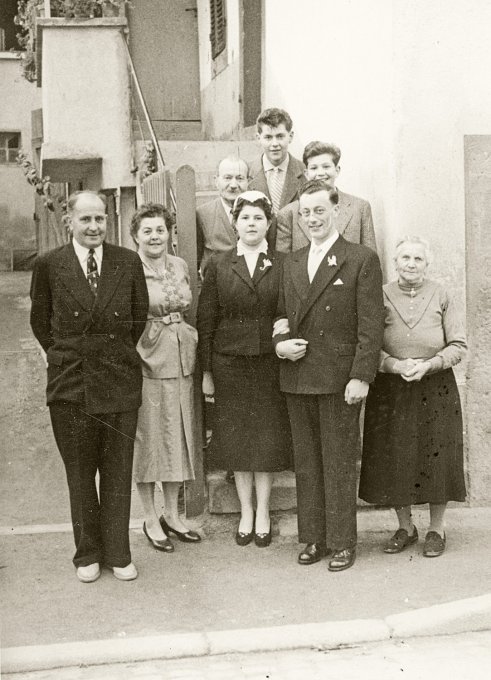 181 - Le mariage de Vogel Renée et Mundel Fernand en 1956