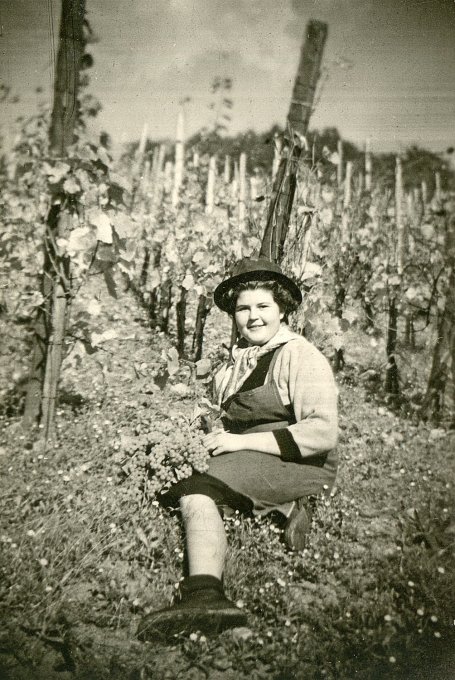 254 - Vogel Renée dans les vignes