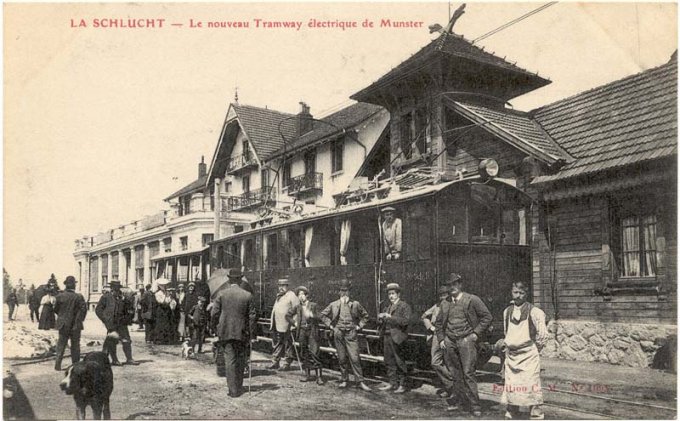 19 - Le tram de Munster au sommet du col de la Schlucht