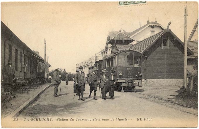 17 - Le tram de Munster au sommet du col de la Schlucht