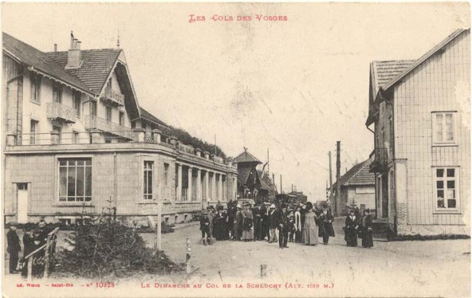 14 - Le tram de Munster au sommet du col de la Schlucht