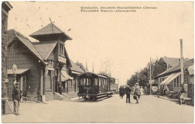 12 - Le tram de Munster au sommet du col de la Schlucht