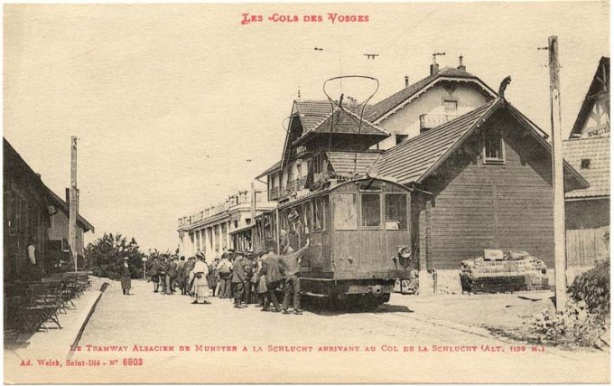03 - Le tram de Munster au sommet du col de la Schlucht