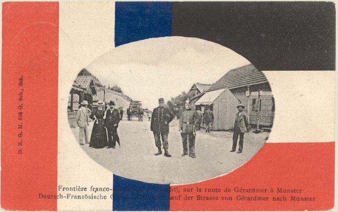 14 - A la frontière France - Empire allemand